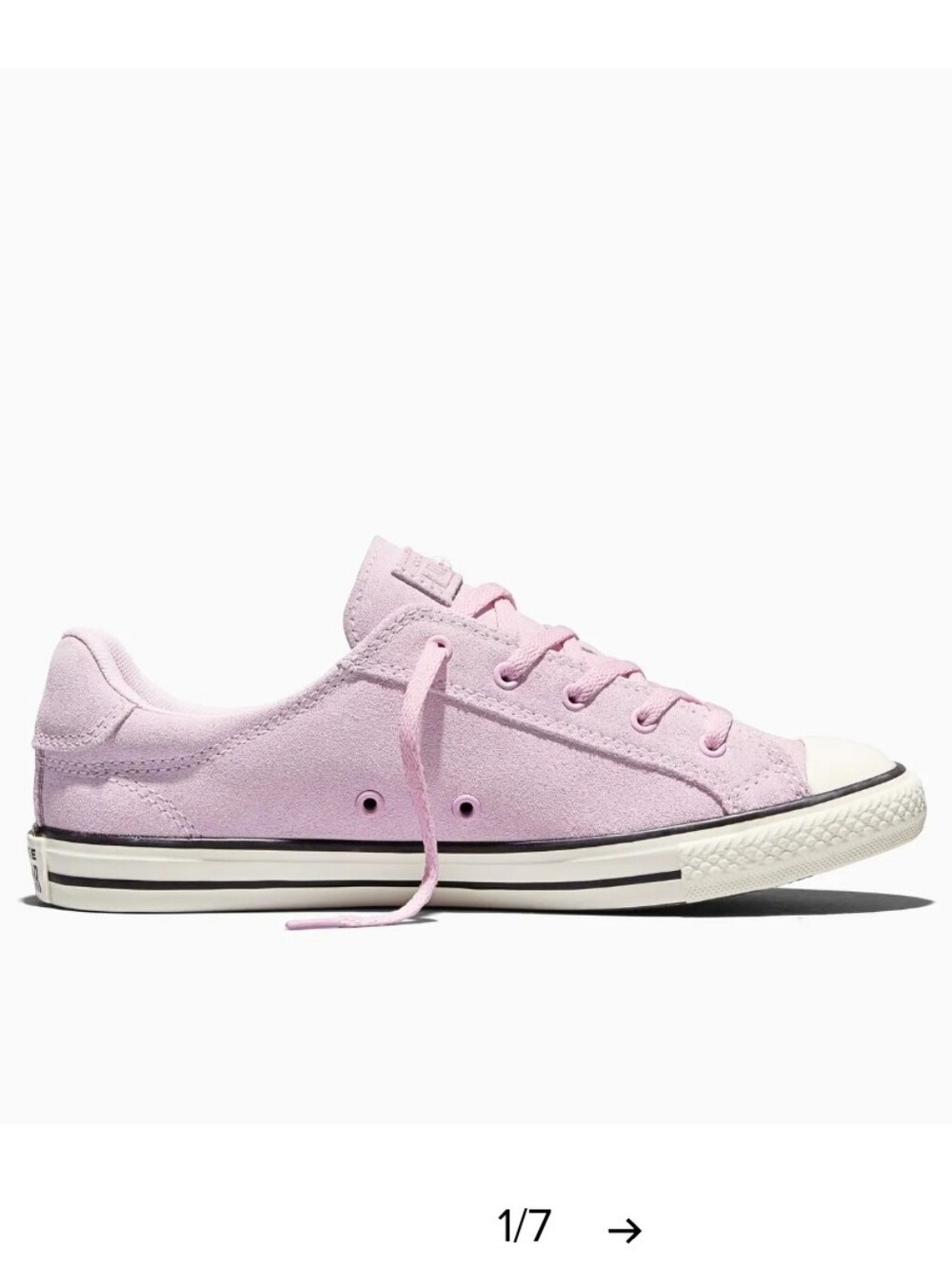 Converse Chuck Taylor All Star Dainty Lucky Tonal Suede Sneakers-New Found Bloom - Picture 3 of 11